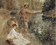 Pierre Renoir The Fisherman oil